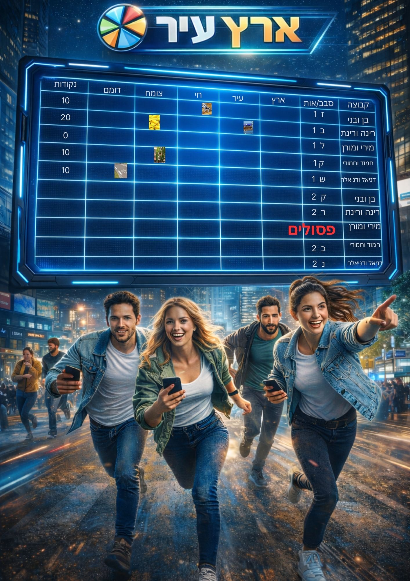 ארץ עיר — פוסטר